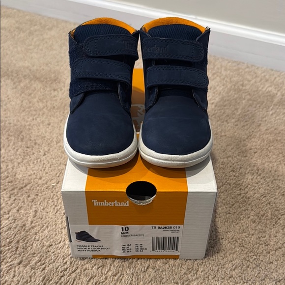 Timberland Toddler Navy Blue Boots - Picture 1 of 5